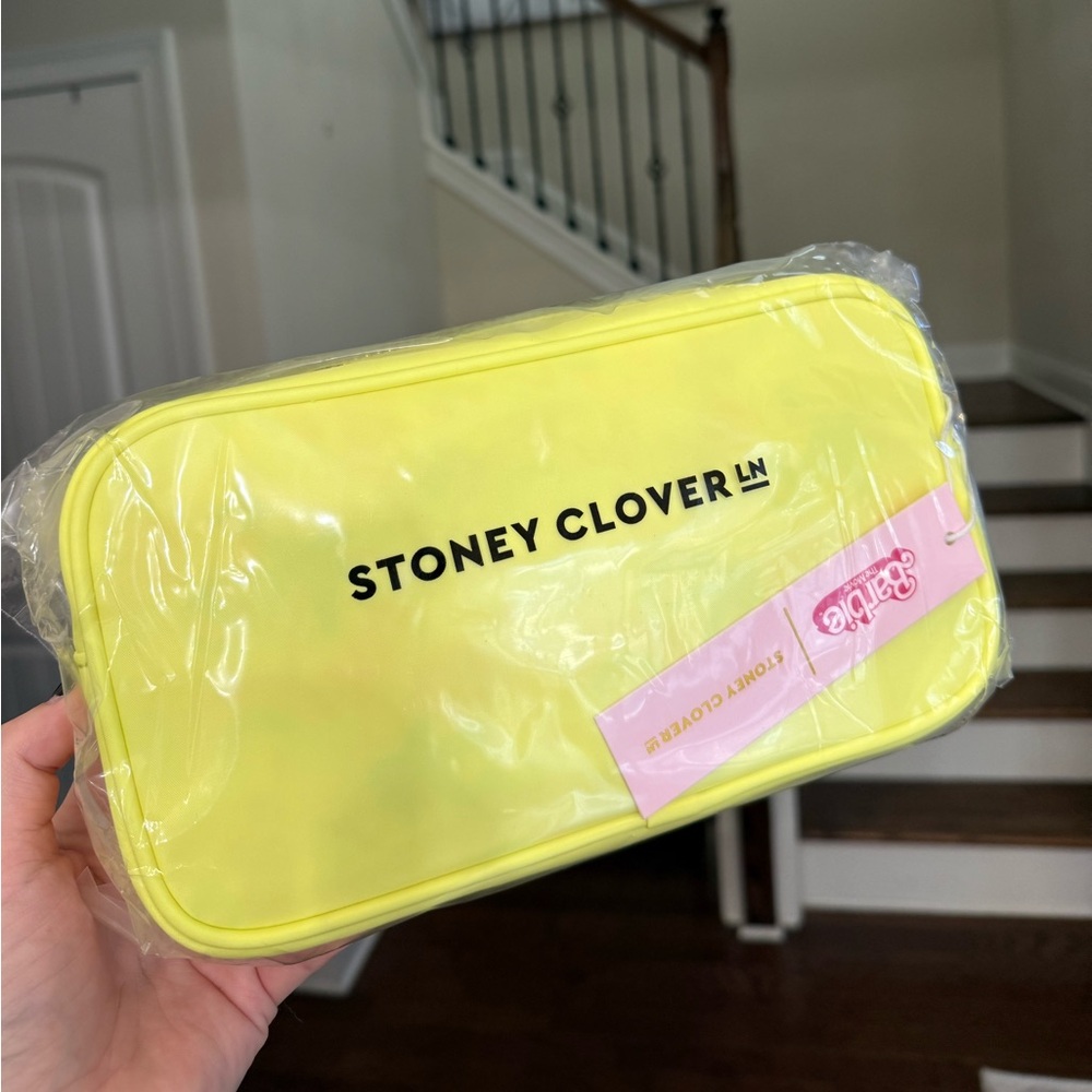 Stoney Clover Lane Vibrant Yellow Barbie small pouch